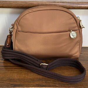 Lo & Sons Tan Crossbody Bag